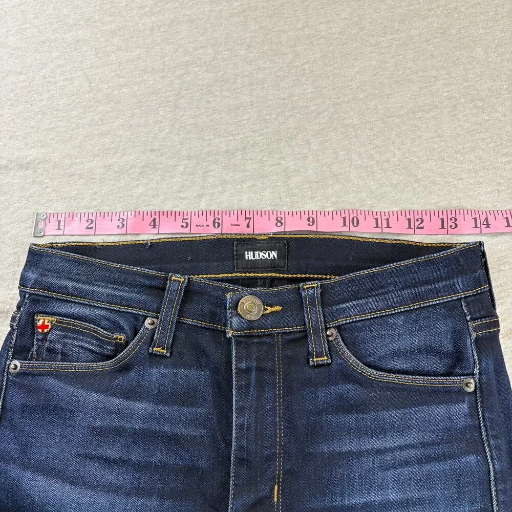 Hudson Skinny Jeans 26 Dark Wash Barbara High Waist Super Skinny Ankle